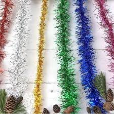 Multicoloured Tinsel Garlands